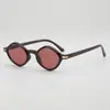 Estilo Coreano Sencillo Casual Marco Pequeño Pieza Oceánica Color Dopamina Moda Trendy Gafas de Sol Anti-UV