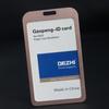 DEZHI - Juego de tarjetas de aleación de aluminio, juego de tarjetas de identificación de alta calidad, juego de tarjetas de trabajo, juego de tarjetas de identificación de metal 6002