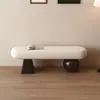 Muebles de Sofá Estilo Francés, Banco para Cambiar Zapatos en la Entrada, Banco Largo de Lujo Ligero Estilo Vintage, Banco de Descanso al Pie de la Cama en el Dormitorio