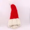 Estilo Ins Sombrero Navideño Vintage Decoración para Pastel Bufanda Roja Verde Bola de Pelusa Sombrero Navideño Guantes Enchufe para Árbol de Navidad