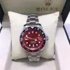 Anillo de Coca-Cola Anillo de Cesta Negra Correa de Acero Sólido Submariner Reloj de Piedra Luminoso Impermeable Serie Yacht Dropshipping