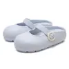 Sandálias Mary Jane Femininas para Uso Externo, Slip-On, Meia-Chinelo, Respiráveis, Confortáveis, com Solado Macio, para o Verão, com Suporte de Arco, Sapatos Versáteis