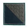Pañuelo de Seda Estampado de Leopardo Retro Estilo Francés, Pañuelo Cuadrado Elegante Versátil con Estilo de Seda Artificial para Mujer, Venta al por Mayor para Transmisiones en Vivo