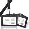 Tarjeta de Identificación de Empleado de Gama Alta Portatarjetas de Insignia Personalizado Lanyard para Insignia Insignia de Trabajo Portatarjetas de Identificación Tarjeta de Identificación de Trabajo Portatarjetas de Cuero