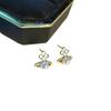Pendientes de perlas de trébol de cuatro hojas, elegantes y suaves, estilo coreano retro, con gotas de aceite, que combinan con todo.
