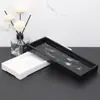 Bandeja para Botella de Gel Antibacterial de Hotel, Bandeja de Baño, Set de Baño, Bandeja para Artículos de Tocador de Baño, Decoración de Habitación Modelo