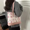 Primavera 2026 Nuevo Bolso de Hombro Único de Mano con Estampado de Cerezas Texturizado de Moda Versátil Bolso para Madre e Hijo
