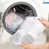 Bolsa de lavandería de red gruesa para el hogar, bolsa de malla fina para lavar ropa interior, sujetadores, lavadoras grandes, medianas y pequeñas, venta al por mayor