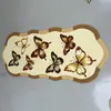 Alfombra de piso de cocina de algodón fino, alfombra de dormitorio, alfombra larga de tira, alfombra suave, alfombra impresa para mesita de noche, decoración del hogar XT