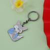 Liga de Zinco Desenho Animado Metal Chaveiro Fofo Anime Pingente de Acrílico Moda Pequeno Presente Chaveiro Personalização
