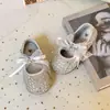 Zapatos de Princesa Brillantes con Lazo de Moda Estilo Coreano Nuevos para Niñas, Boca Baja, Suela Suave, Zapatos Individuales, Primavera y Otoño 2026
