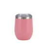 Venda Quente Transfronteiriça 12oz Mini Copo Casca de Ovo Camada Dupla Aço Inoxidável 304 Copo Térmico Pequena Capacidade Copo de Vinho em Forma de U Atacado