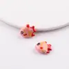 Peixe Pequeno Cerâmica Colorido Simples Transfronteiriço Furo Reto Contas Soltas Pulseira de Contas Feita à Mão DIY Colar Acessórios de Joias Atacado