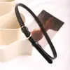 Cinturón de Cuero de Lujo Ligero para Mujer, Adecuado para Jeans, Cinturón Decorativo Versátil Simple Retro Estilo Hong Kong para Mujer, Cuero Genuino, en Stock al por Mayor