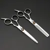 Tijeras para cortar el pelo tijeras de peluquería tijeras de corte plano dentadas de 6 pulgadas corte fino pelo roto salón estilista de cabello tijeras para el pelo