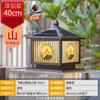 Luzes de Pátio Externo, Iluminação Solar para Pilares de Portão de Casa de Vila, Jardim, Paisagismo, Cerca de Jardim com Sensor, Cabeça de Poste Solar