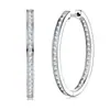 Venta Caliente Transfronteriza Brazalete de Oreja de Moissanita Chapado en Plata de Ley 925 Oro de 18 Quilates Pendientes Simples y Modernos Pendientes de Moissanita de Comercio Exterior Transfronterizo
