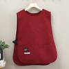 Delantal de Cocina para el Hogar Estilo Coreano Impermeable Ropa de Trabajo para Cafetería Chaleco Transpirable Estilo Delantal para Hombres y Mujeres