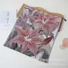 Toalha Gaoyang Lírio Coreano Jacquard Quatro Camadas Gaze de Algodão Toalha Quadrada Grande Toalha de Mão Toalha de Cozinha Preço de Fábrica Atacado