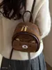 Mochila de moda de dibujos animados 2026 linda de gamuza para niñas, nuevo bolso de hombro estilo coreano de otoño