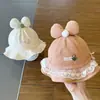 Gorro de Bebé Primavera Delgado Bebé de Pocos Meses Gorro de Pescador con Cordón Verano Suave Transpirable Protector Solar Infantil Gorro Tipo Cubo