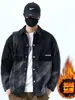 Jaqueta Jeans Transfronteiriça Masculina Primavera e Outono Tendência Roupas Masculinas 2025 Novo Estilo Roupas da Moda Outono Uso Casual Jaqueta com Lapela