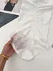 Ropa moldeadora europea y americana de una pieza transfronteriza con sujetador realzado, control de abdomen posparto, moldeador corporal de encaje sin costuras, comercio exterior