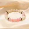 Europa y Estados Unidos pulsera retro transfronteriza estilo nuevo tendencia creativa pulsera de cuentas multicolor ágata desgastado joyería al por mayor