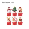 Las nuevas decoraciones navideñas para fiestas de Amazon incluyen banderines colgantes, espirales decorativas, adornos para pasteles y decoraciones festivas.