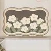Tapete de Piso para Baño Barro Diatomeo Antideslizante Absorbente Suave Tapete Baño Cocina Tapete para Pies Puerta de Baño Alfombra para Inodoro
