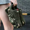Zapatos Camuflaje Hombres y Mujeres Primavera Verano Otoño Zapatos de Montañismo Zapatos de Entrenamiento al Aire Libre Zapatos de Entrenamiento Militar para Estudiantes Zapatos de Lanzamiento Zapatos Deportivos de Ocio para Correr