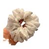 Sensación Mullida ~ Estilo Chino Nuevo Organza Estampada Círculo de Salchicha Cuerda para Atar la Parte Trasera de la Cabeza para Mujer Nuevo Estilo Elegantes Accesorios para el Cabello
