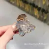 Pequeno grampo de cabelo de flor de strass, acessório para penteado de princesa, estilo doce e feminino japonês, novo pequeno grampo de cabelo elegante e estiloso