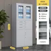 Suministrados Directamente por el Fabricante, Archivadores de Acero Desmontables y Montables con Cerraduras, Gabinetes de Almacenamiento con Múltiples Compartimentos, Gabinetes de Hierro para Vestuarios del Personal