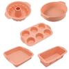 Conjunto de ferramentas de cozimento personalizado, assadeira de silicone para forno de alta temperatura, assadeira de pão de silicone, forma de bolo de silicone