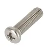 Tornillos para Máquina de Acero al Carbono Endurecido Cabeza Redonda Phillips Niquelado PM GB818 Tornillos para Máquina Phillips Longitud Extendida M2M2.5M3M4