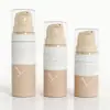 Venta al por mayor de fábrica botellas de vacío de PP de 5/10/15 ml, botellas dispensadoras de presión mini, materiales de empaque cosmético de marca personalizada
