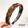 Diadema de Aro para el Cabello Trenzado Kony Diadema Trenza Espina de Pescado Celebridad de Internet 2025 Nuevo Estilo Pinza para el Cabello Trenzada para Mujeres