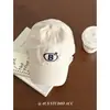 Gorra de Béisbol Bordada con Letras de Ala Suave Vintage para Mujer, Gorra de Pico Versátil Estilo Coreano para Hombre, Sombrero de Sol para Adelgazar la Cara
