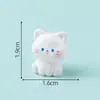 Gatito Lindo Nido de Gato Lindo Marco de Escalada para Gatos Casa para Bebés Decoración de Paisajismo DIY Accesorios Adornos de Sala de Estar Miniatura para Escritorio