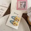 Novos Prendedores de Cabelo de Panda de Desenho Animado para Outono e Inverno, Acessórios de Cabelo Infantis, Prendedores de Cabelo Não Prejudiciais para Bebês, Prendedores de Cabelo para Franja e Fios Soltos