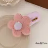 Pinza para el Cabello de Pato de Pico de Felpa Estilo Nuevo Pasador para la Parte Trasera de la Cabeza Pinza para el Cabello de Cuadros Estilo Dulce Accesorio para el Cabello