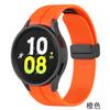Aplicable a correa de silicona para Samsung Galaxy watch6 hebilla plegable correa magnética watt4/5/6 en stock