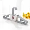 Percha Gruesa Engrosada al por Mayor Percha de Plástico para Ropa del Hogar Colgador de Ropa sin Costuras Antideslizante Estante para Pantalones Colgar Ropa Soporte Grande para Ropa de Adulto