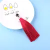 Fecho Lagosta Borla Franja Longa 14CM Penduricalho de Carro Penduricalho de Bolsa Nó Chinês Joias DIY Borla de Pedras Preciosas Joias