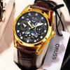 Reloj automático para hombre, nuevo reloj de cuarzo 2024, reloj informal de moda con huecos, reloj luminoso resistente al agua para hombre.