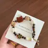 Pulseiras de Cerâmica Cartoon de Filhote Fofo e Gato, Pulseiras de Alto Valor para Casal e Melhor Amigo, Joias de Alto Valor de Nicho