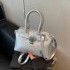 Bolso Pequeño Super Hot Transfronterizo para Mujer Primavera Verano 2025 Nuevo Bolso Bandolera de Hombro Versátil Casual Nicho Portátil Bolso Kelly