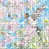 Plantillas Populares Transfronterizas del Mundo Natural Caladas DIY Plantillas de Dibujo para Niños Herramientas Auxiliares Creativas para Pintura en Spray