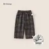 Pantalones Casuales de Invierno Gruesos con Forro de Felpa Rectos a la Moda para Niños y Niñas Marca Youbao